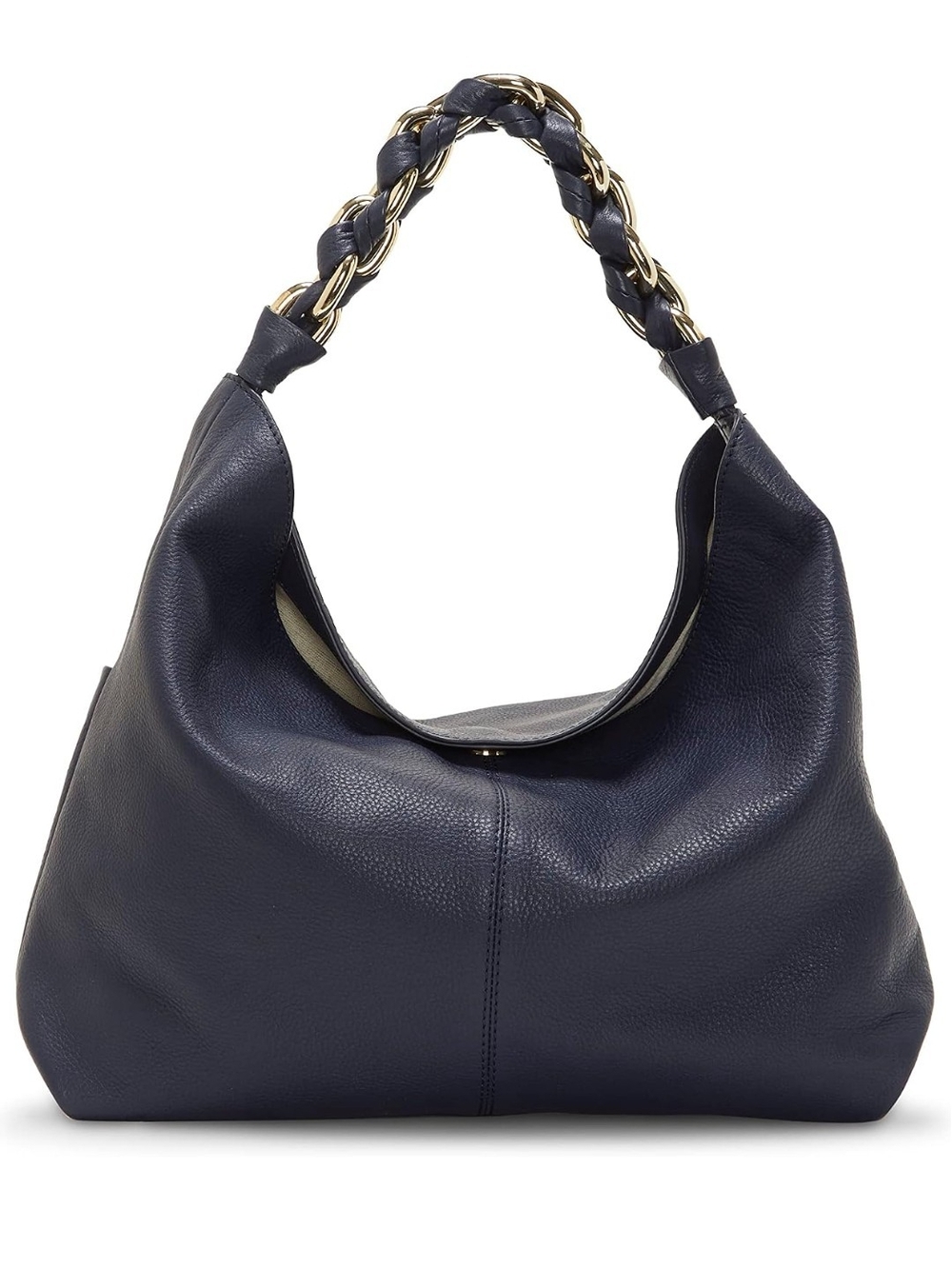 Vince Camuto Lyona Black Leather Bag